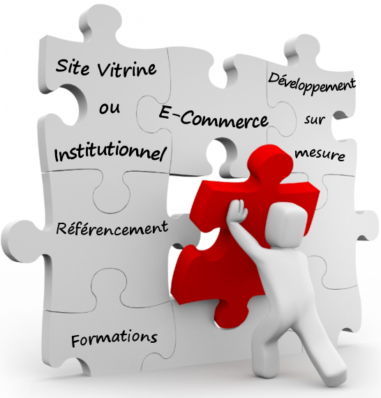 Liste des prestations web proposes par l'agence: site vitrine, e-commerce, dveloppement sur mesure